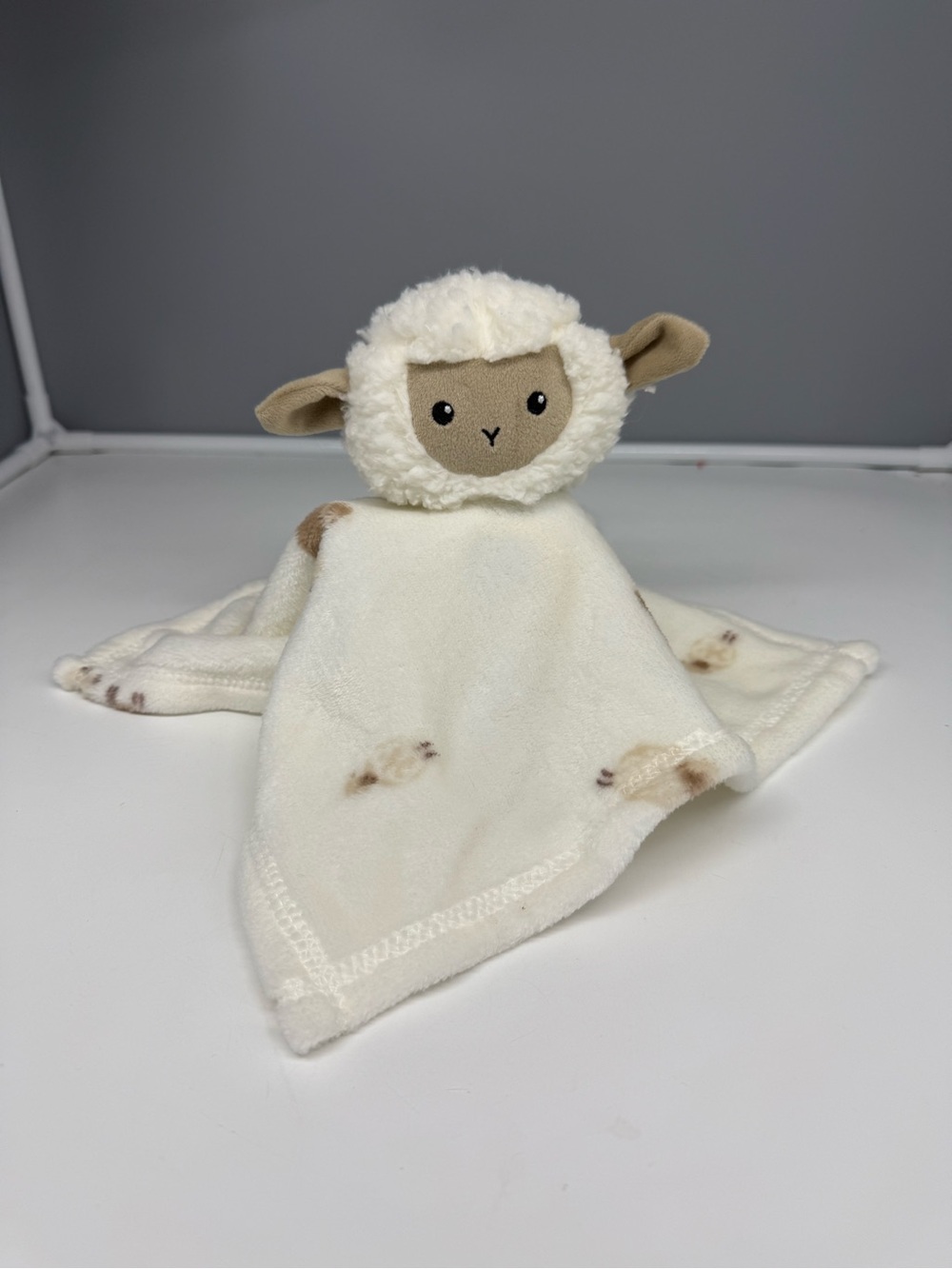 Primark baby lamb lovey comforter. 11”